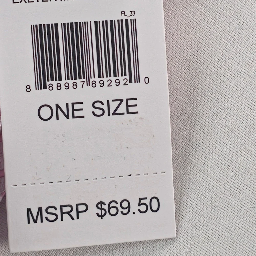 Michael Kors Mens Tie One Size Pink Exeter Mini Pattern Silk Blend Necktie NWT